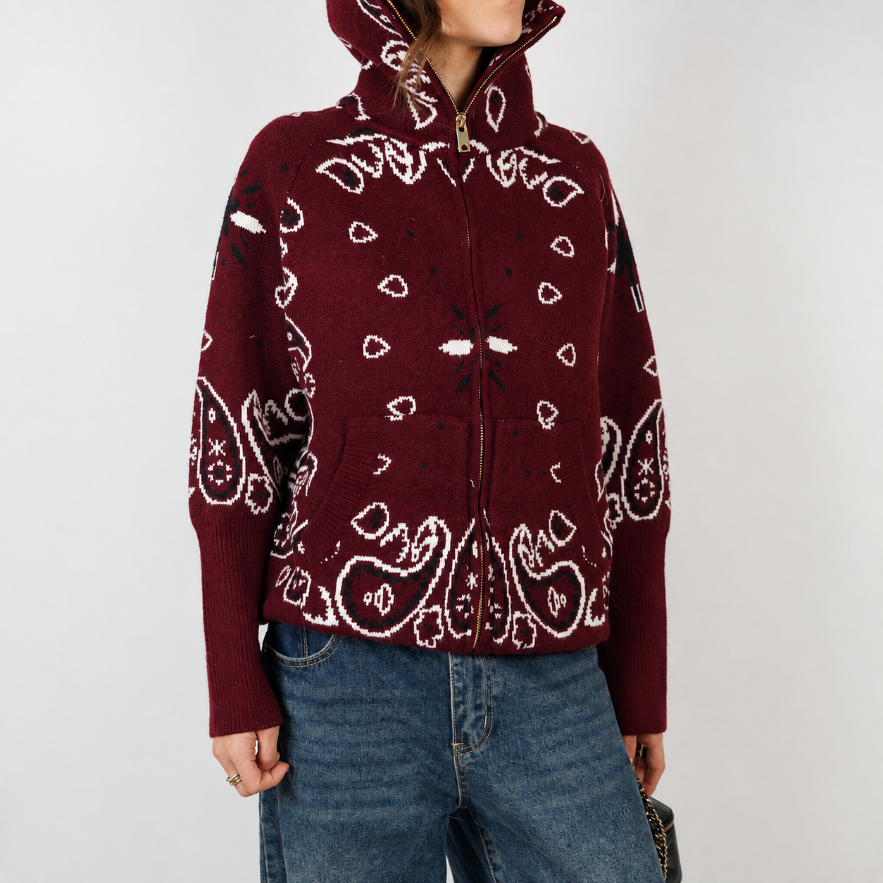 Bella Bandana® Zip-Up Sweater