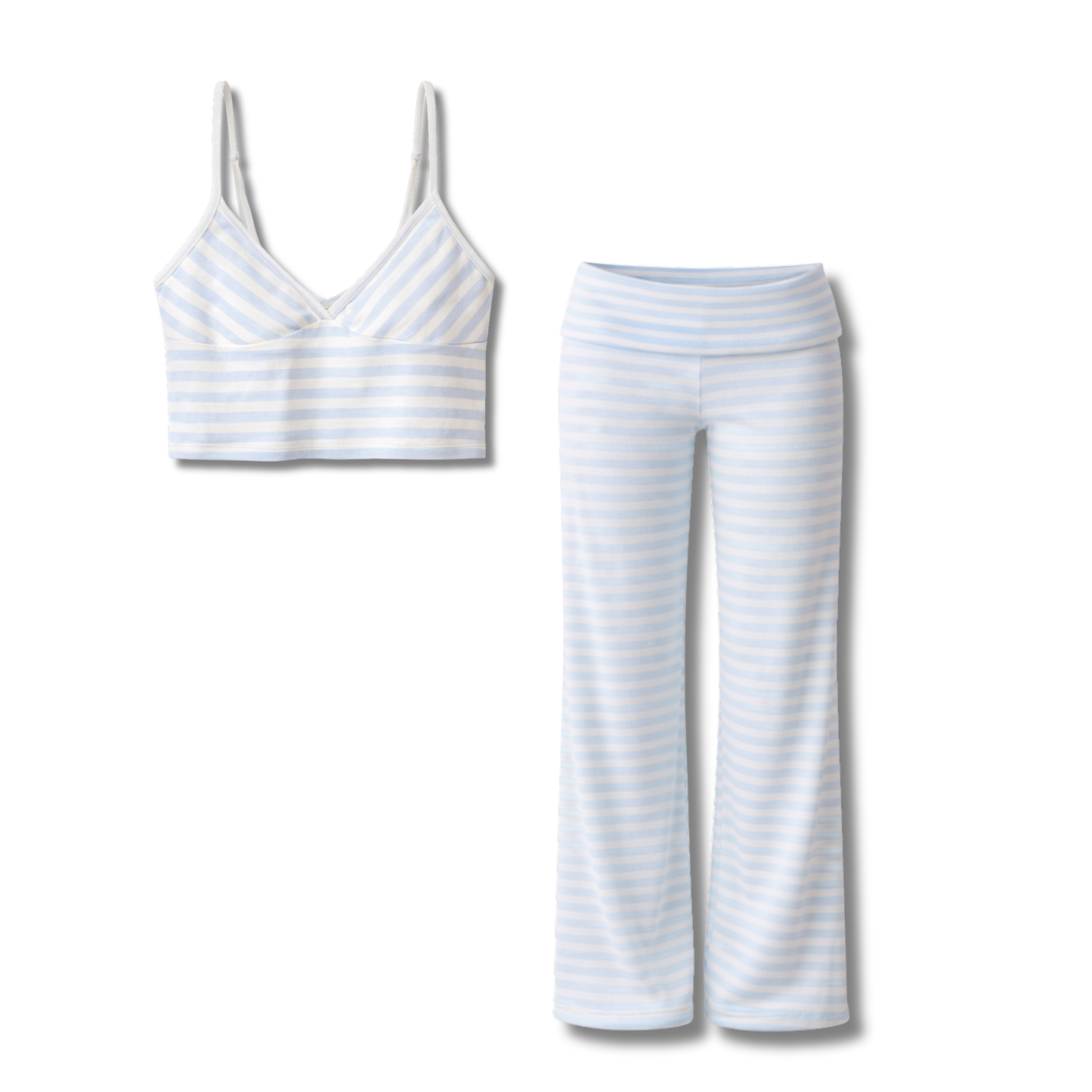 Sunday Breeze® Women's Striped Set