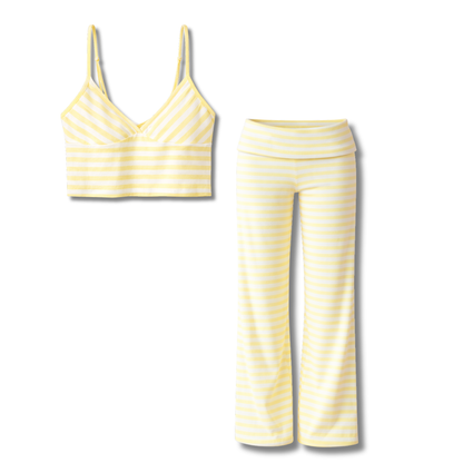 Sunday Breeze® Women's Striped Set