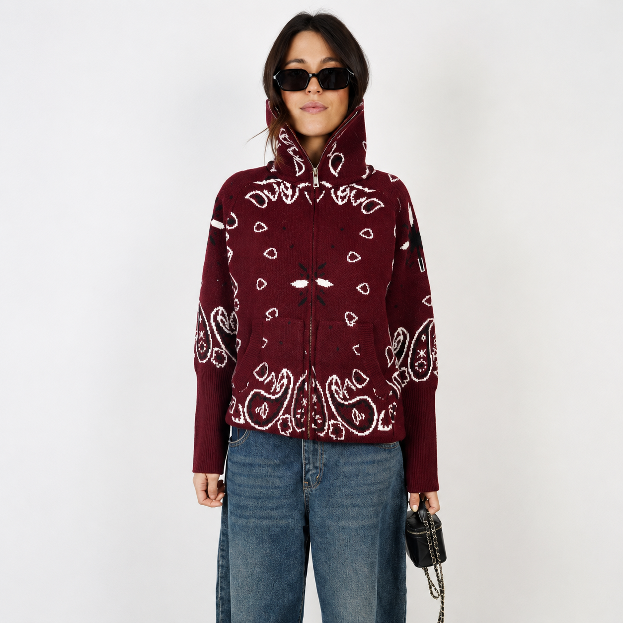 Bella Bandana® Zip-Up Sweater