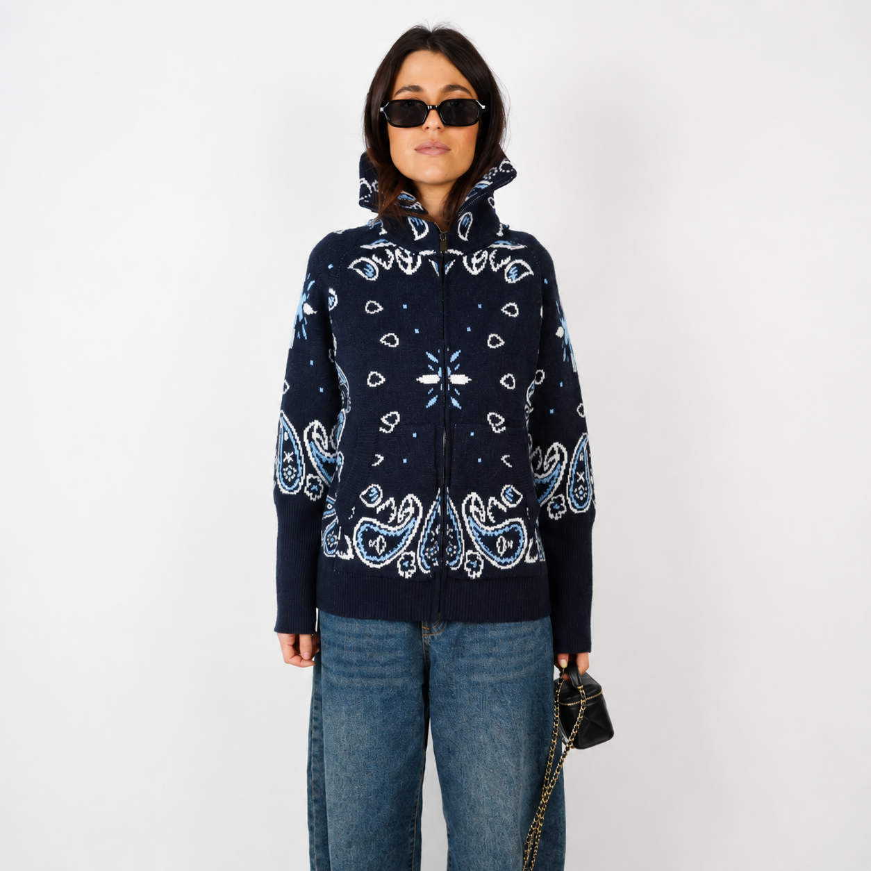 Bella Bandana® Zip-Up Sweater