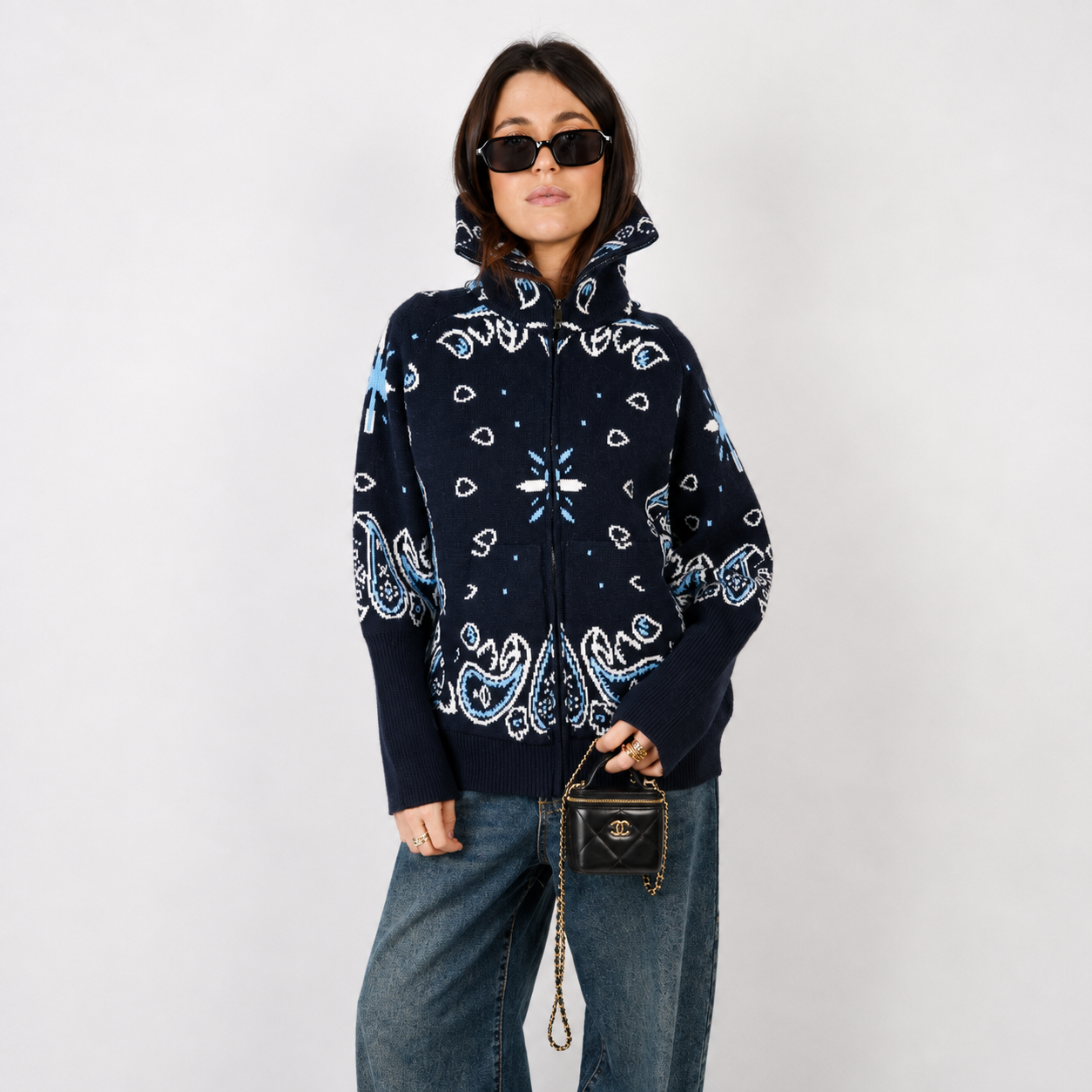 Bella Bandana® Zip-Up Sweater