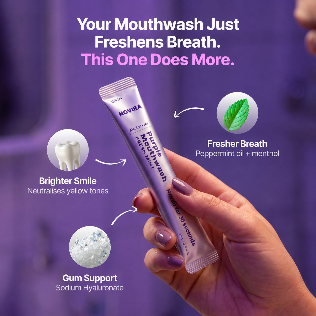 Purple Mouthwash - 20 Pack