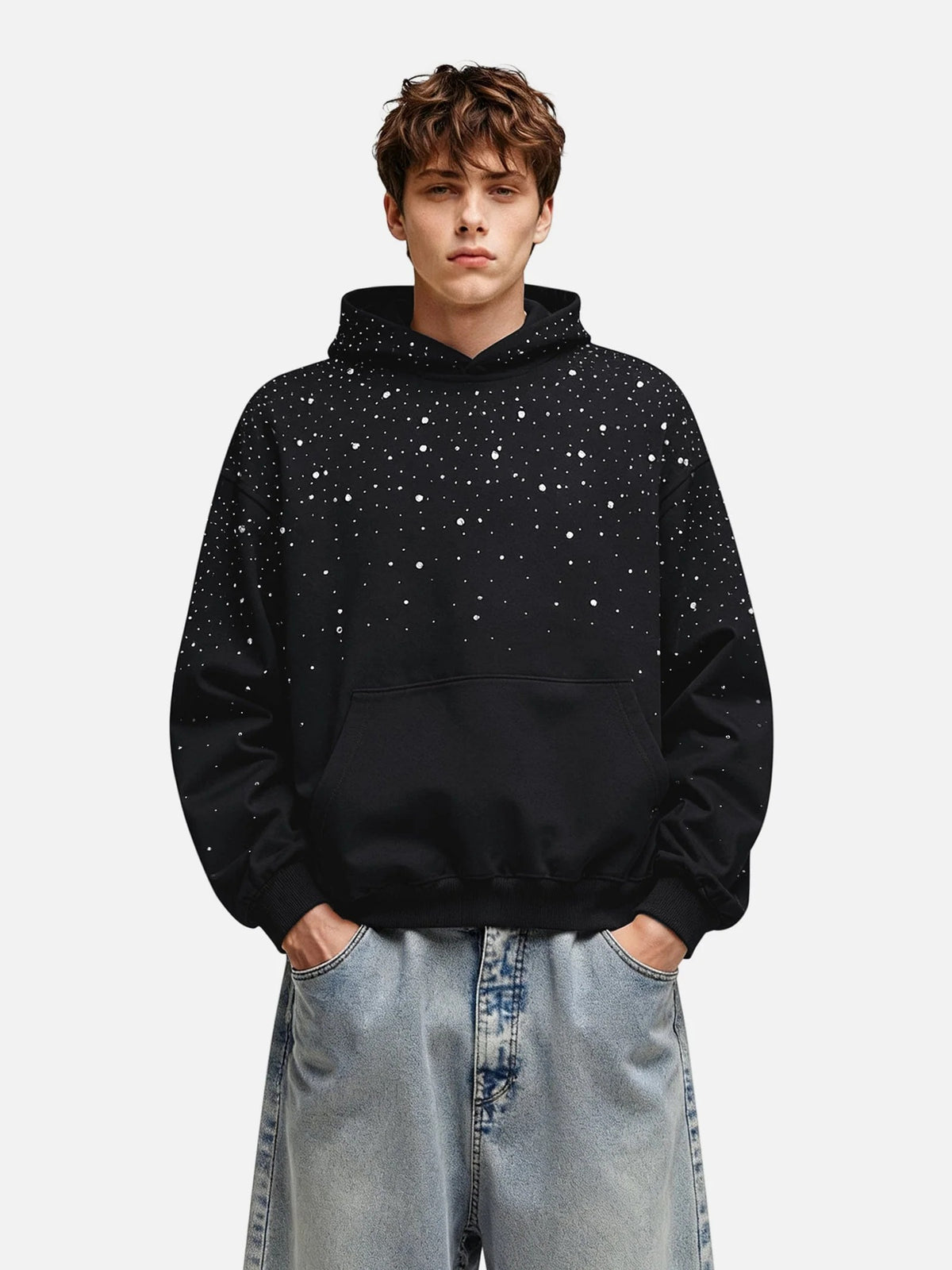 Rhinestone Pullover Hoodie (Unisex)