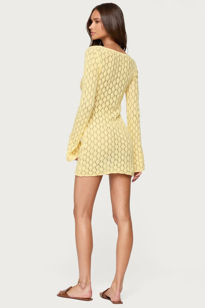 La Sirena® Crochet Mini Dress