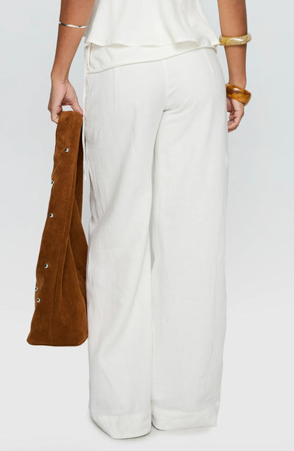 Gold Star® Tie Linen Blend Pants