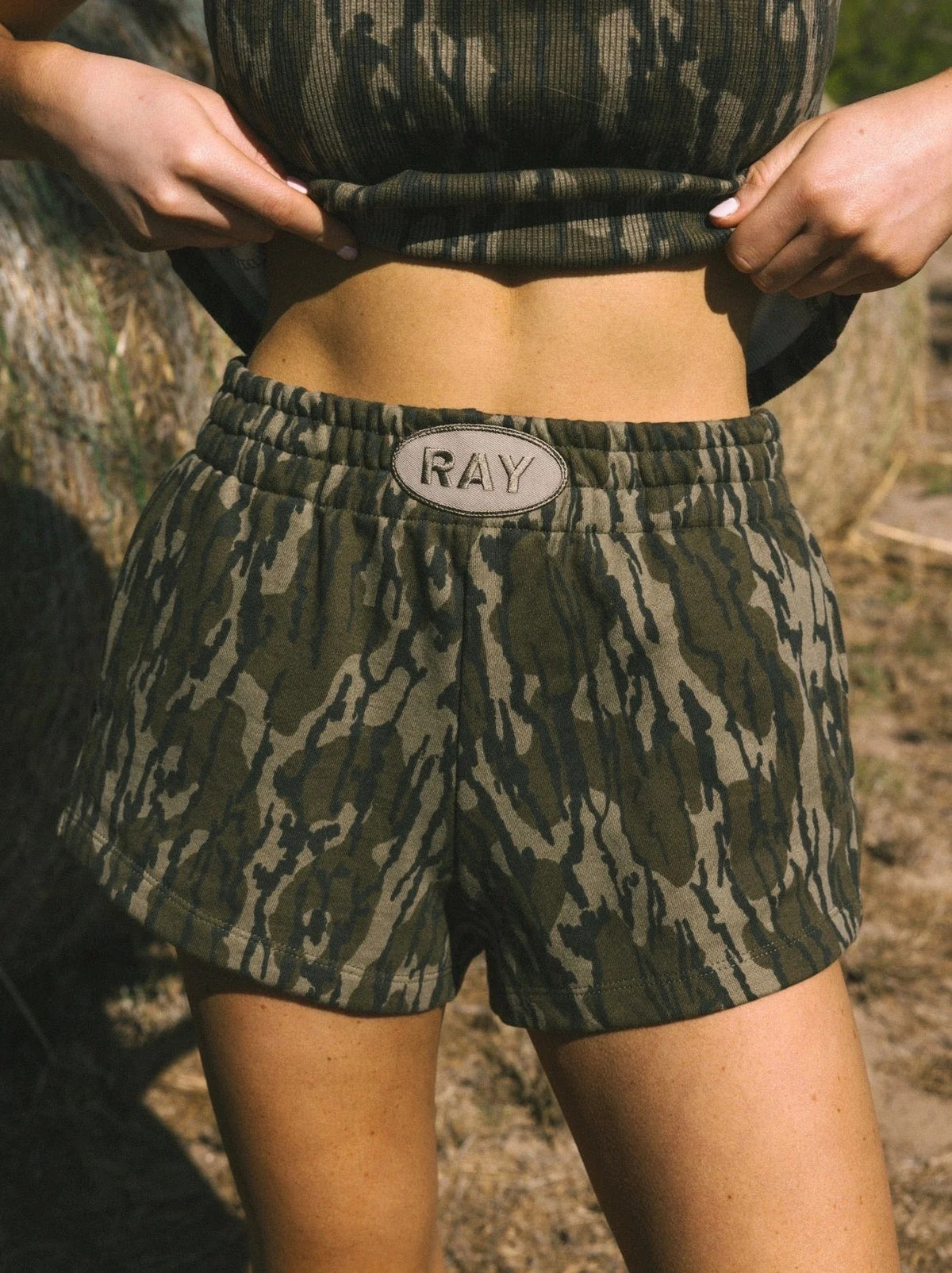 CAMO X RAY BUBBLE SHORTS