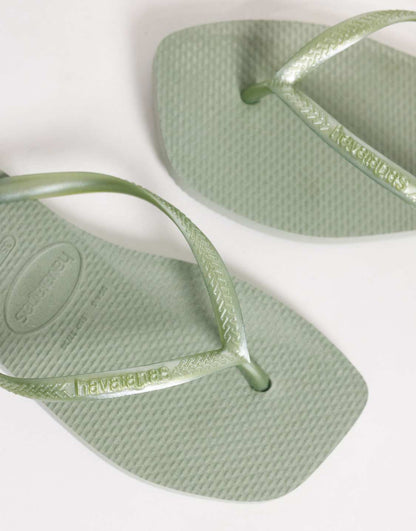 Women's Slim Square Flip Flops