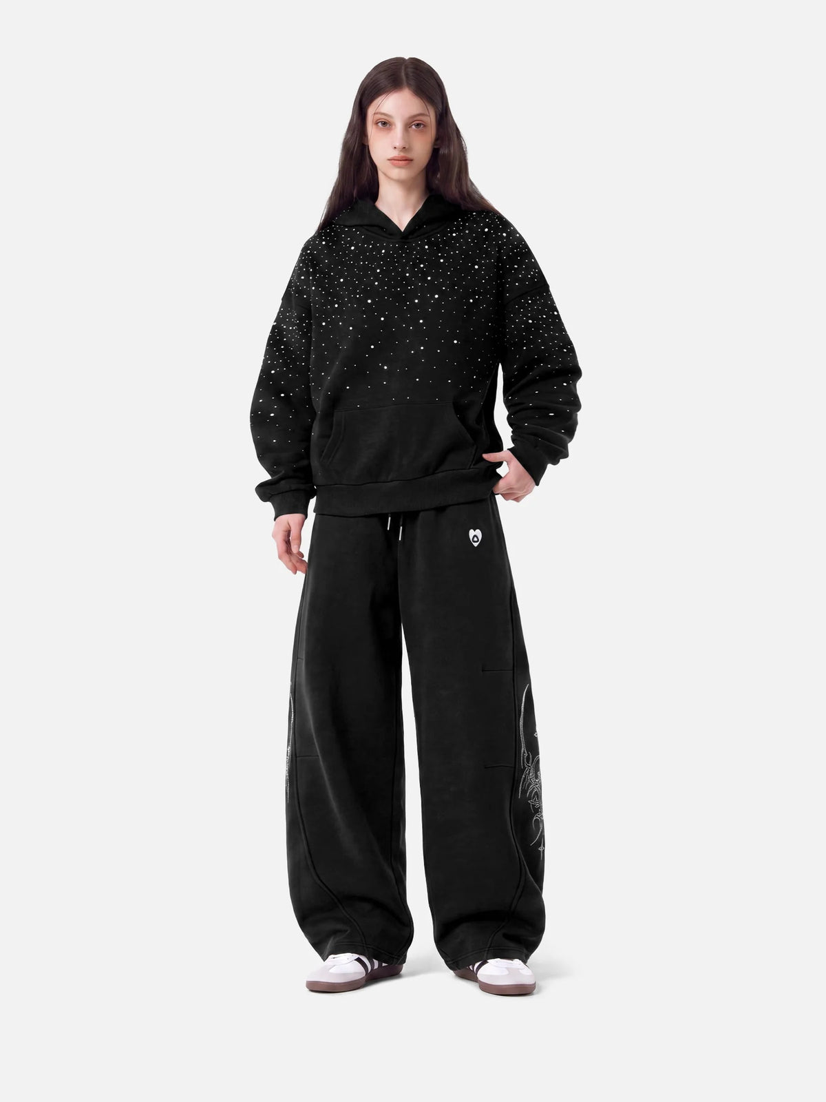 Rhinestone Pullover Hoodie (Unisex)